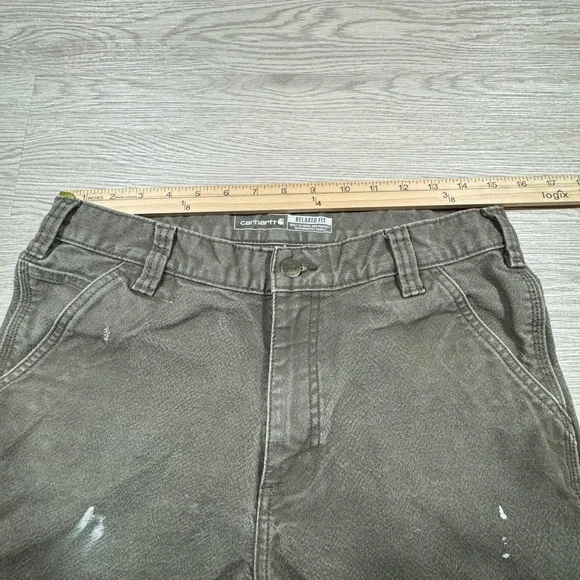 Carhartt Men's Work Pants Rugged Flex Relaxed Fit Duck Utility Brown 32x32 - Picture 7 of 10
